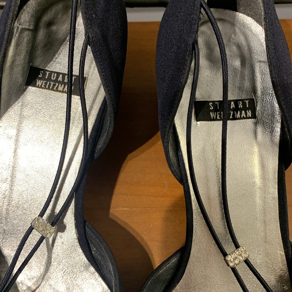 Stuart Weitzman Square-Toe Pumps - Picture 3 of 5